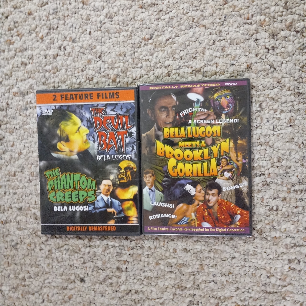 New 3 From Bela Ligosi On DVD.